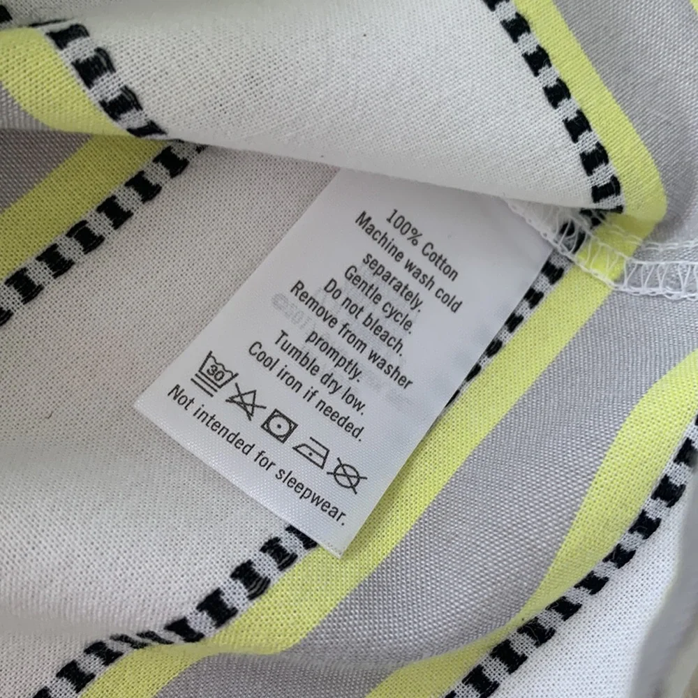Janie and Jack Ruffle Sundress 2T White Gray Yellow Dress